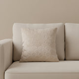 White Textured Cushion Cover
