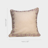 White and Pink Cushion Cover