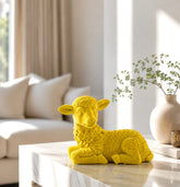 Yellow Lamb Figurine