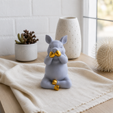 Zen Piglet Resin Figurine