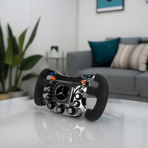Mercedes Racing Steering Wheel Decor