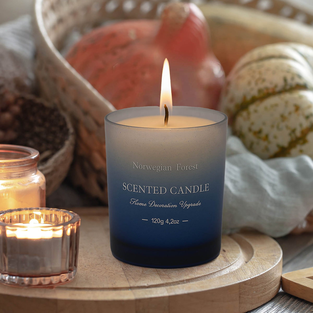 LED Glow Soy Scented Candle