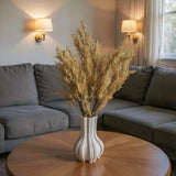 Pampas Bush Brown Flowers
