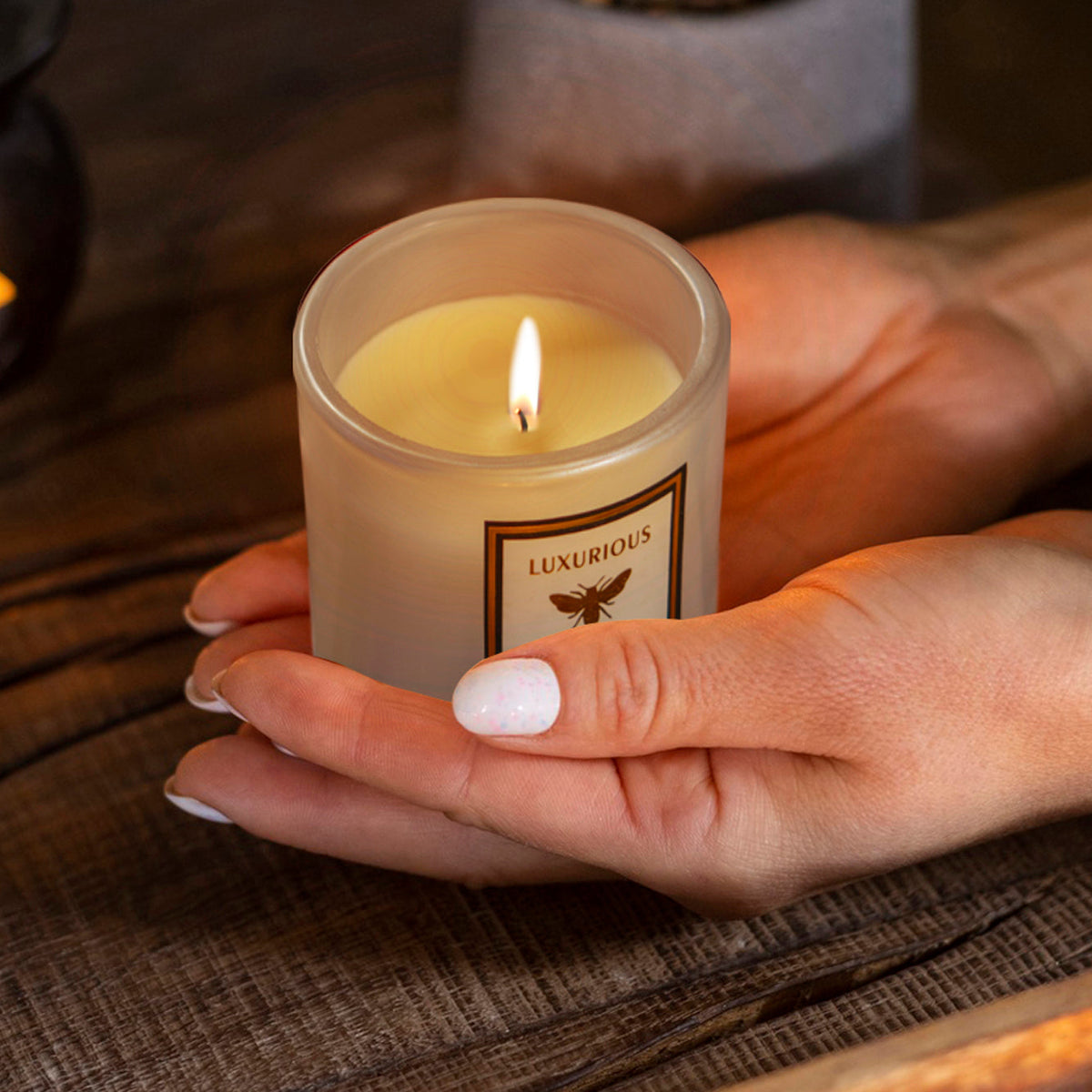 Scented Glass Jar Candle