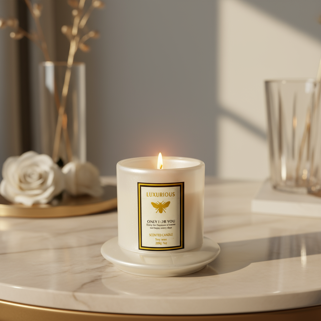 Scented Glass Jar Candle