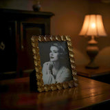 Golden Flowers Picture Frame