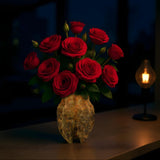 Rustic Textured Ceramic Art Vase