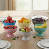 Set of 6 Decorative Metal Bowls