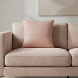 Pink Textured Soft Cushion Cover