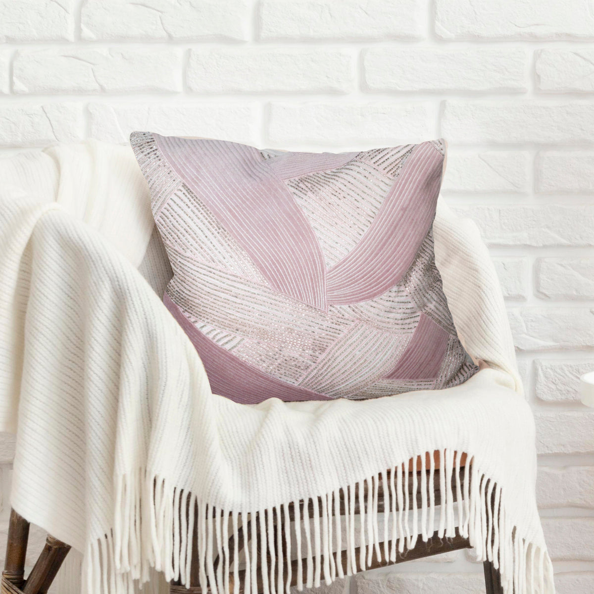 Pink Colour Cushion Cover