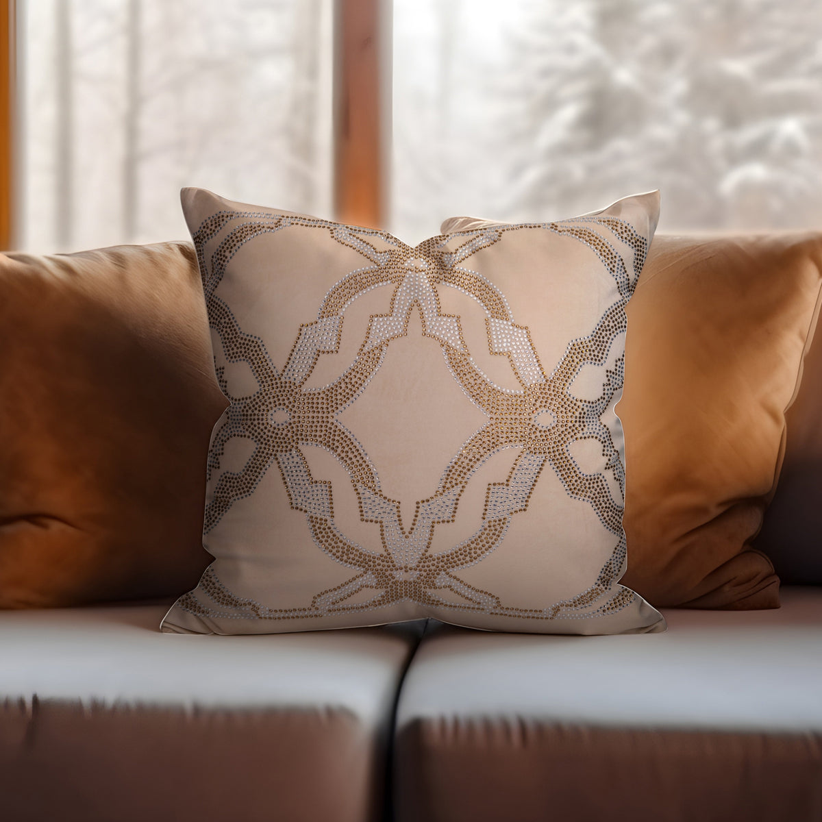 Cream Cushion Cover