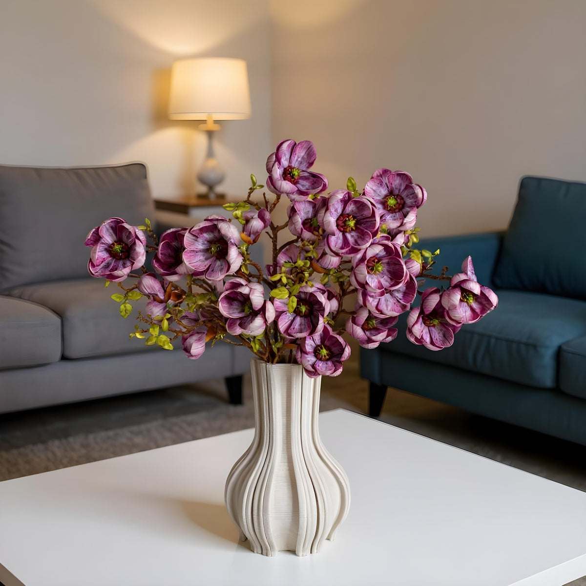 Pink Magnolia Artificial Flower