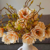 Magnolia Bloom flowers – Peach & White