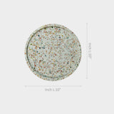 Round Resin Terrazzo Tray