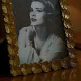 Golden Flowers Picture Frame