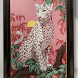 Leopard in the Jungle – Framed Canvas Art