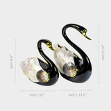 Mother of Pearl Swan Decor