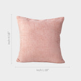 Pink Textured Soft Cushion Cover
