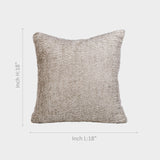 Light Grey Textured Soft Cushion Cover