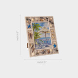 Seashell picture frame
