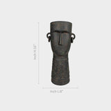 Face Design Ceramic Vase