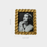Golden Flowers Picture Frame
