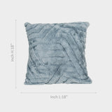 Premium White Textured Cushion Cover