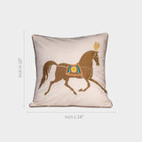 Horse Design Cushion Cover