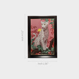 Leopard in the Jungle – Framed Canvas Art