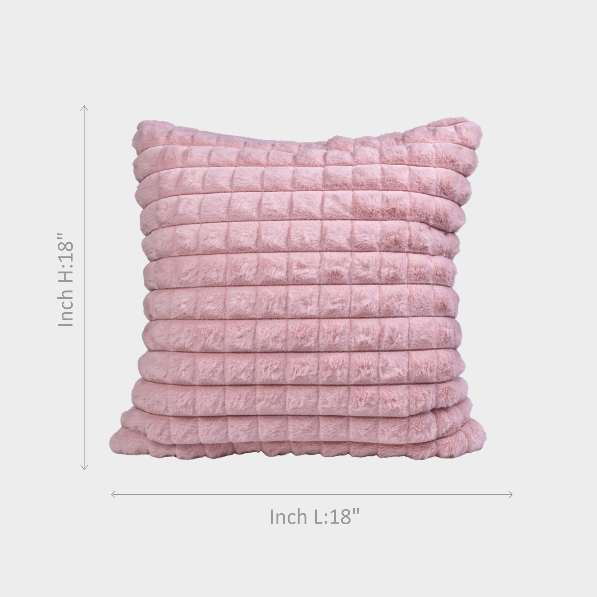 Cute Textured Pink Pillow cover 