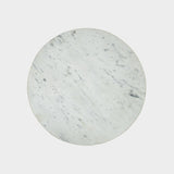 Round Marble Top Table with Metal Base