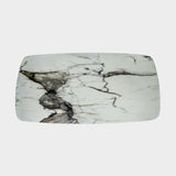 Marble Top Coffee Table with Metal Base