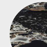 Marble Top Side Table with Textured MS Base