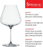 Spiegelau | Definition | Burgundy Glass | Clear | Crystal | 960 ml | Set of 2