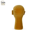 Abstract Yellow Face Sculpture