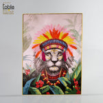 African Lion King Big Portrait Wall Art