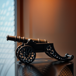 Antique-Style Cast Iron Cannon Decor