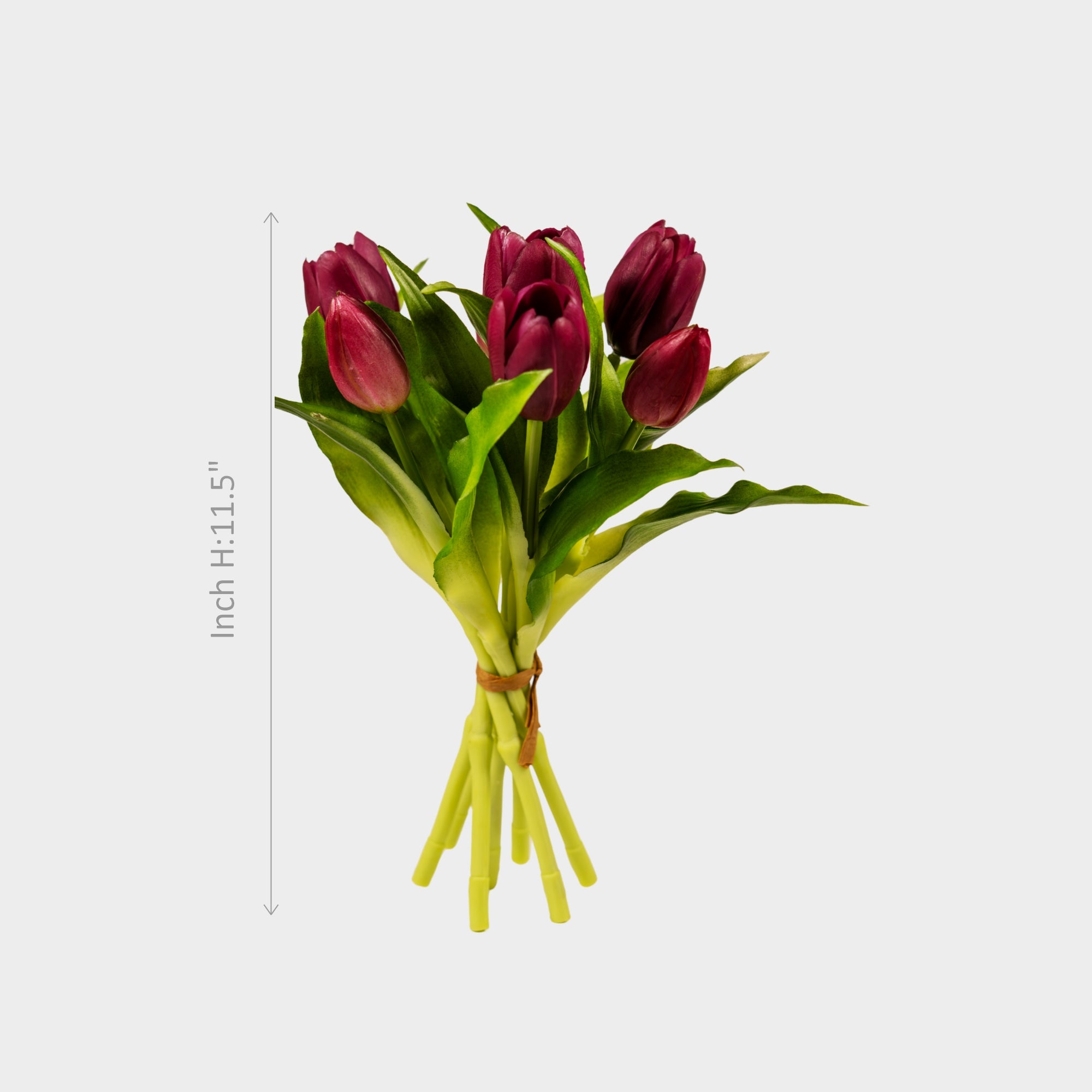 Artificial Purple Tulip Flowers Bunch..