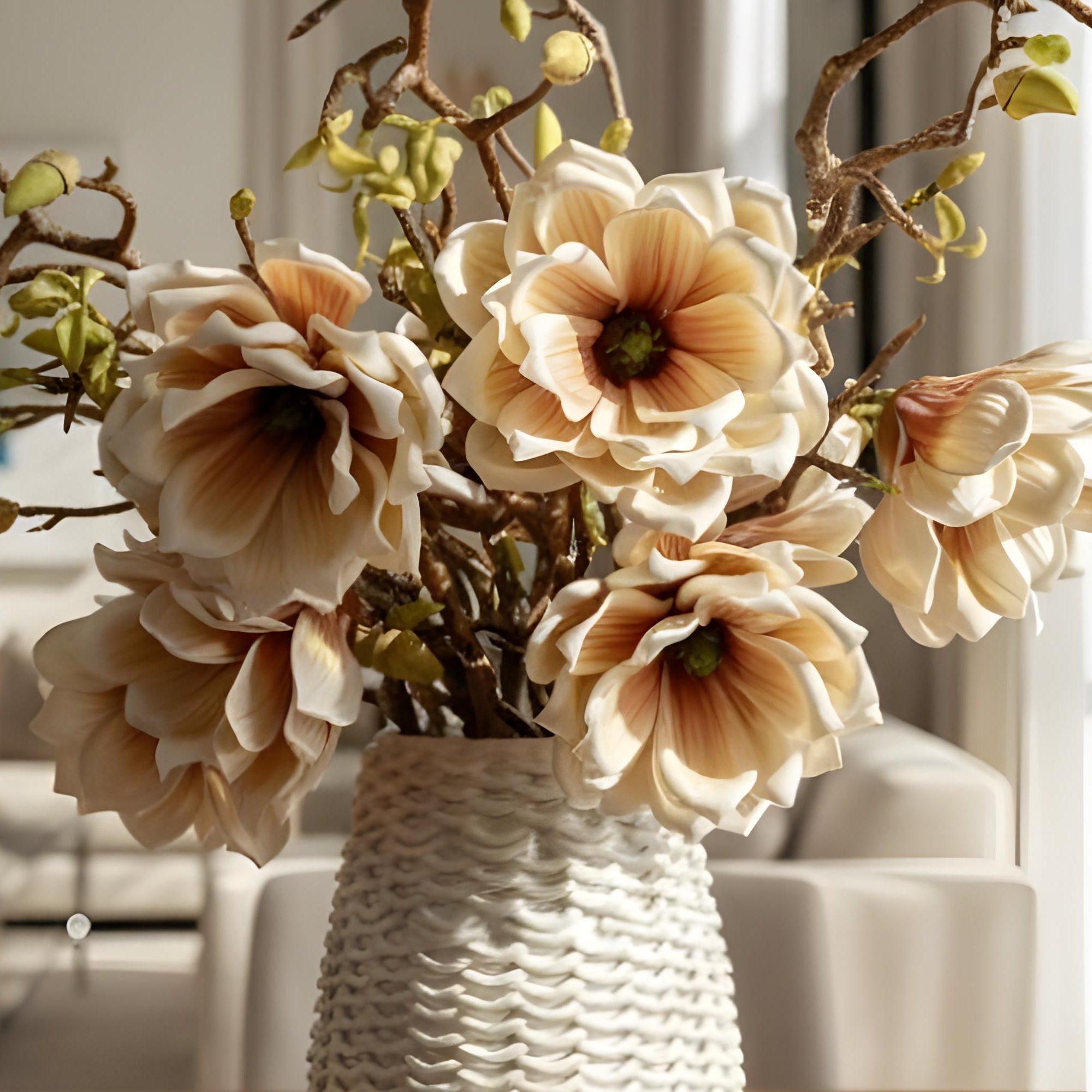 Artificial flowers for Home Decor.