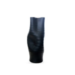 Asymmetric Black Ceramic Designer Vase