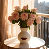 Baby Pink Artificial Rose Flowers with Realistic Look