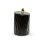 Balck ceramic jar