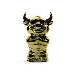 Big Gold Resin Bull Figurines 