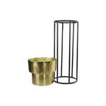Big Golden Metallic Indoor Planter (set of 2)