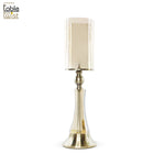 Big Nordic Brass Finish Candle Stand