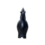 Black Abstract Horse Statue