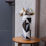 Black & Gray Ceramic Vase