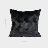 Black Zigzag Textured Cushion Cover