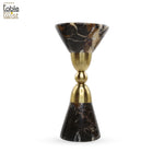  Black and Gold Candle Holder