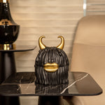 Black and Gold Monster Jar 